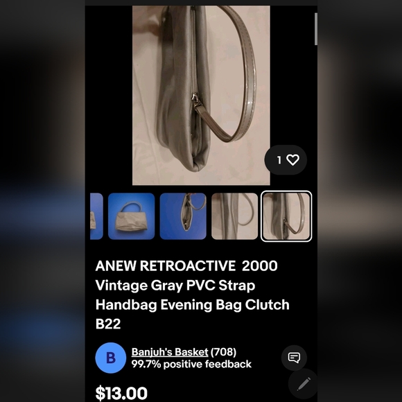 Silver Clutch for Make up &Brushes & Hand Cream , Soap & Stand For necklace . - Picture 10 of 12